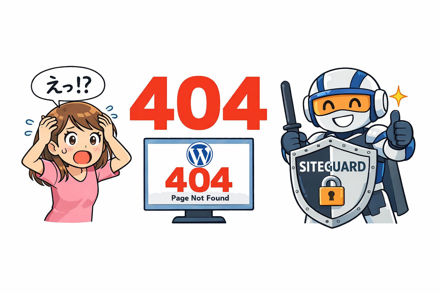 WordPress404でログインできない。原因はSiteGuard