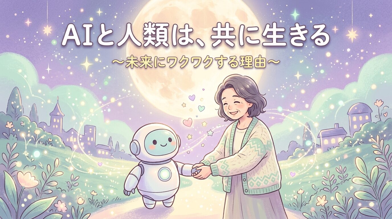 「AIに仕事を奪われる」は本当？50代の私が不安にならない理由とデータで解説
